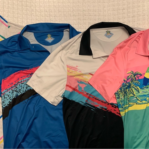 Chubbies Polos Size Large barely wore any of the shirts. - Picture 1 of 5